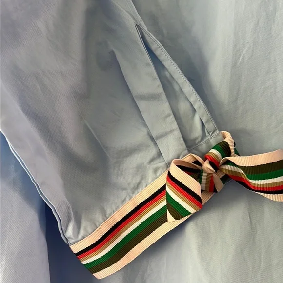 Talbots|Light Blue Tunic with Ribbon Details sz Large - Picture 4 of 7